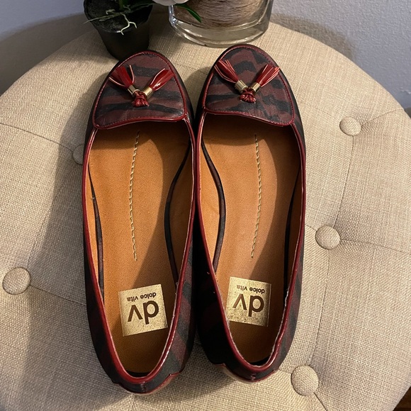 Dolce Vita Striped Loafers - Size 8.5 - Picture 4 of 13